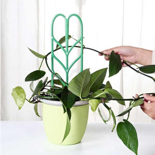 Leaf Shape Vine Climbing Rack Trellis for Climbing Plants Potted Plant Support Rack Flower Decorative Gardening Tools