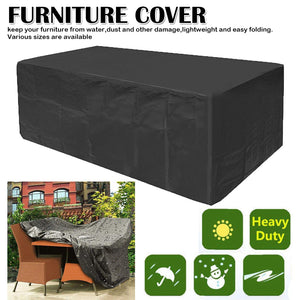 Garden Outdoor Patio Protective Case Oxford Furniture Dustproof Cover For Rattan Table Cube Chair Sofa Waterproof Rain