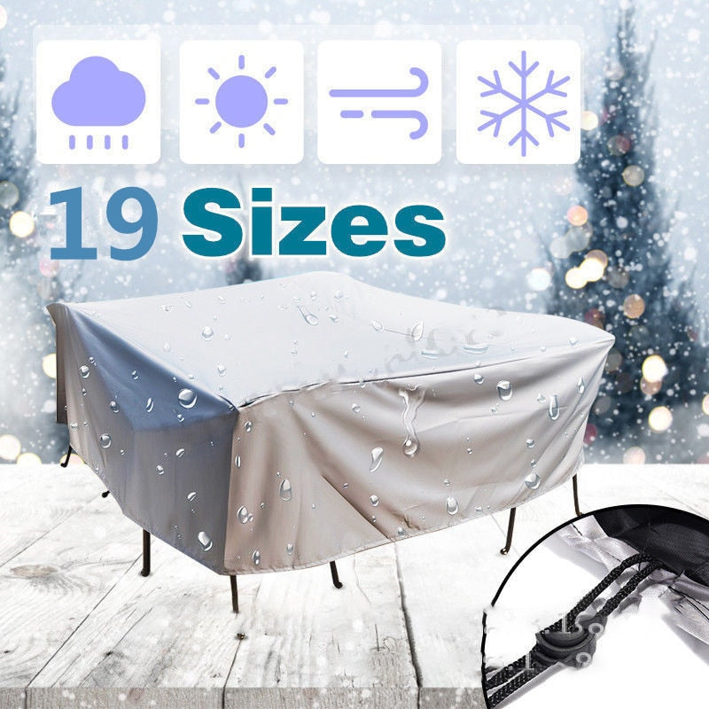 19 Sizes Furniture Dust Cover Waterproof Cover Outdoor Patio Garden Rain Snow Chair covers for Sofa Table Chair Dust Proof Cover