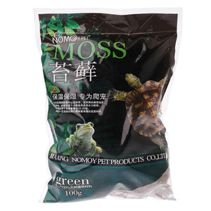 100g Natural Terrarium Moss Reptile Turtle Moss Substrate Habitat Decoration Drop Ship Support