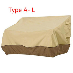 Patio Furniture Cover Outdoor Yard Garden Chair Sofa Waterproof Dust Cover Sun Protection Oxford Cloth Foldable Drawstring Table