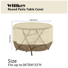 Load image into Gallery viewer, Patio Furniture Cover Outdoor Yard Garden Chair Sofa Waterproof Dust Cover Sun Protection Oxford Cloth Foldable Drawstring Table