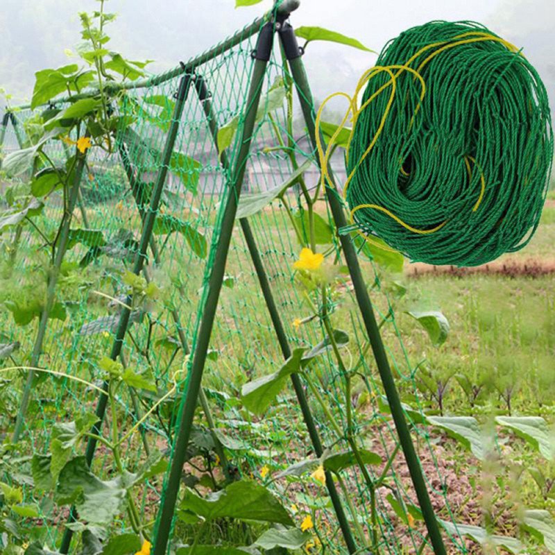 Garden Plant Climbing Supplies Melon And Fruit Climbing Support Flowers Tomato Nylon Cages Stand Tools