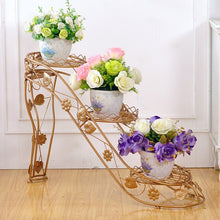 Load image into Gallery viewer, Creative simplicity flower shelf multilayer flower pot frame how many highheeled shoes on the living room balcony plant support