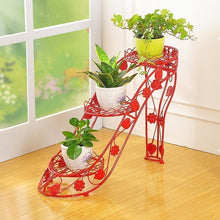 Load image into Gallery viewer, Creative simplicity flower shelf multilayer flower pot frame how many highheeled shoes on the living room balcony plant support