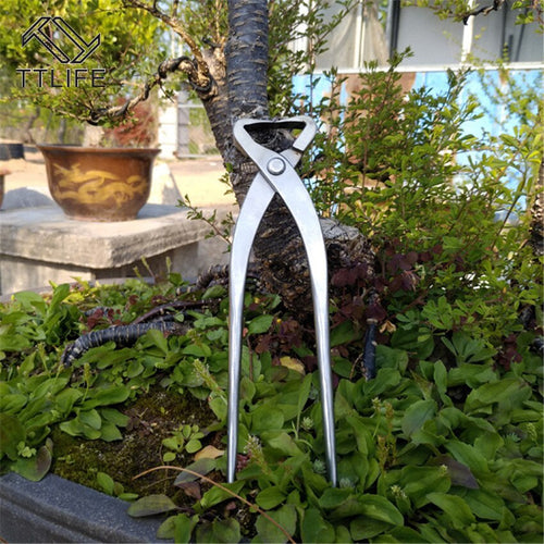 TTLIFE 210mm Stainless Steel Garden Branch Cutter Long Handle Scissor Bonsai Tool Plant Support & Care Plant Cages Supports