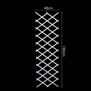 Retractable Wood Fence Expanding Wooden Garden Wall Fence Panel Plant Climb Trellis Support Decorative Garden Fence