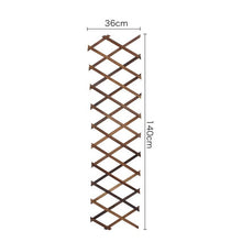 Load image into Gallery viewer, Retractable Wood Fence Expanding Wooden Garden Wall Fence Panel Plant Climb Trellis Support Decorative Garden Fence