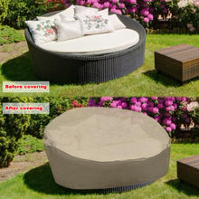 Load image into Gallery viewer, AUGKUN Furniture Sofa Bed Protective Patio Round Cover Waterproof Dustproof Cover Portable Ultralight Outdoor Protective Covers