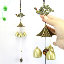 Load image into Gallery viewer, Retro Bronze Wind Chime Antique Cooper Tubes Bells Windchimes Outdoor Living Yard Garden Wall Hanging Decoration Ornaments