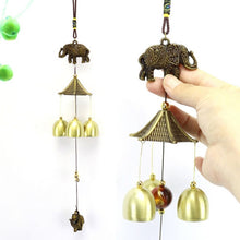 Load image into Gallery viewer, Retro Bronze Wind Chime Antique Cooper Tubes Bells Windchimes Outdoor Living Yard Garden Wall Hanging Decoration Ornaments