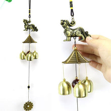 Load image into Gallery viewer, Retro Bronze Wind Chime Antique Cooper Tubes Bells Windchimes Outdoor Living Yard Garden Wall Hanging Decoration Ornaments