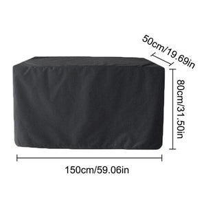 Black All-Purpose Waterproof Dust Cover Durable Garden Furniture Cover Rain Cover For Outdoor Garden Barbeque Grill Protect