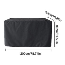 Load image into Gallery viewer, Black All-Purpose Waterproof Dust Cover Durable Garden Furniture Cover Rain Cover For Outdoor Garden Barbeque Grill Protect