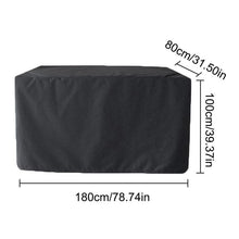 Load image into Gallery viewer, Black All-Purpose Waterproof Dust Cover Durable Garden Furniture Cover Rain Cover For Outdoor Garden Barbeque Grill Protect