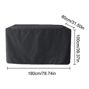 Black All-Purpose Waterproof Dust Cover Durable Garden Furniture Cover Rain Cover For Outdoor Garden Barbeque Grill Protect