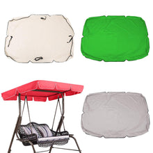 Load image into Gallery viewer, Outdoor Swing Canopy Replacement Waterproof Dustproof Porch Top Cover Seat Furniture Swing Seat Top Cover