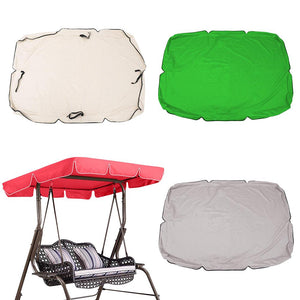 Outdoor Swing Canopy Replacement Waterproof Dustproof Porch Top Cover Seat Furniture Swing Seat Top Cover