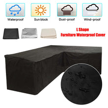 Load image into Gallery viewer, Garden Furniture L Shape Sofa Cover Slipcover Piano Sofa Couch Covers for Living Room Outdoor Waterproof Dustproof