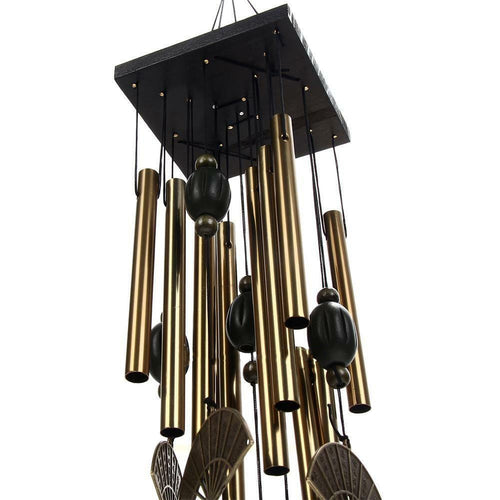 Large 12 Tubes Wind Chime Church Bell Wind Chime Door Hanging Home Decoration Ornament Garden Patio Outdoor Hanging Decor Home