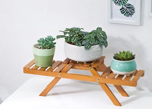 Load image into Gallery viewer, Small Flower Rack Balcony Pot Culture Shelf Potting plant support Potted flower stand